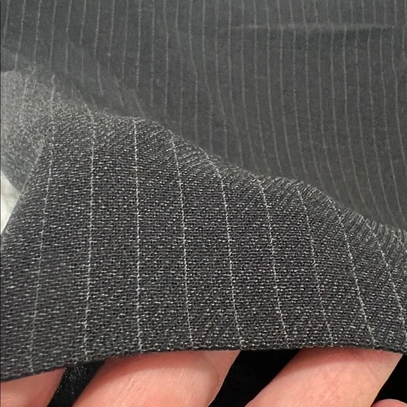 Escada Black Pinstripe Pencil Skirt